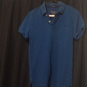 American Eagle Men’s Vintage Fit XS Blue Polo